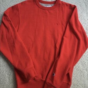 Red champion crewneck